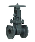 Heavy Duty Carbon Steel Wedge Gate Valve PN16 For High Temp Water Control Manual Operation DN50 with flanged ends