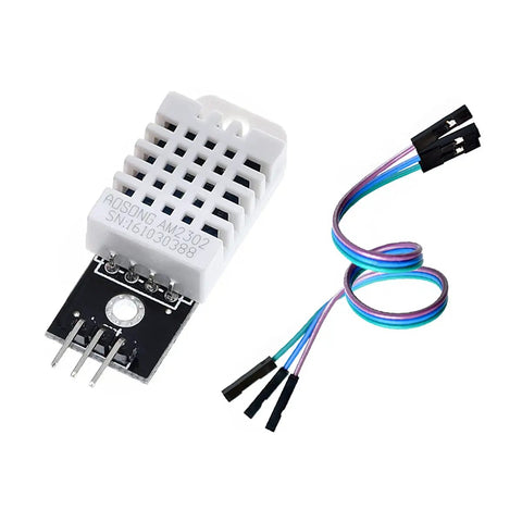 Two Pack DHT22 AM2302 Digital Temperature And Humidity Sensor Module For Arduino Projects And DIY Electronics; sensor with wires