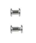 Top Shelf Stainless Steel Chicago Screws M5X5MM, two stainless steel screws with smooth grip and clean finish.