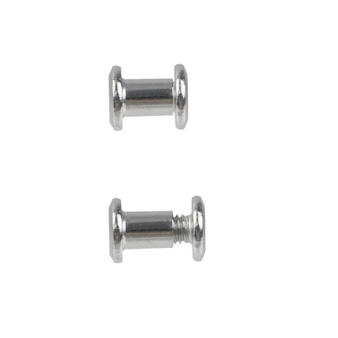 Top Shelf Stainless Steel Chicago Screws M5X5MM, two stainless steel screws with smooth grip and clean finish.