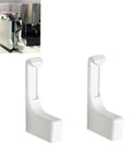 Heavy Duty Portafilter Stand Holder For Coffee Grinder Accessories, white 3D printed material, used to keep espresso counter tidy.