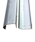 Vertical Track Replacement Set For 7 Foot Garage Doors Left And Right Brackets 76 Inch Galvanized Tracks For 2 Inch Rollers
