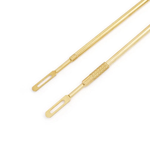 Brass cleaning rods with slotted tips from Airgun Cleaning Kit For 177 And 22 Caliber Rifles With Cotton Mop Bronze Bore Brush Brass Jag Slotted Tips Nylon Brushes Steel Picks Patch Holders And Brass Cleaning Rods