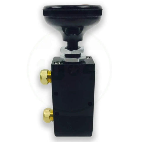 BAV015 4 Way 3 Position Manual Air Valve With Five 1 Quarter Inch NPT Ports For Tailgates, Air Compression, Pneumatics And Dump Body Hardware