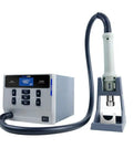Beefy 1000W Soldering And Hot Air Rework Station With Three Independent Channels For Precise Temperature And Airflow Control, 220V, shown with LCD display and handle.
