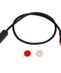 Hydraulic Brake Sensor Replacement Kit With Sealed Joint For Disc, V, And Roller Brakes, No Brainer Install, Lightweight Cable, Electric Brake Sensor That Cuts Power While Braking, Includes Male Connector, black cable and sensor