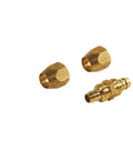 Poly Air Hose Splicer Repair Kit Three Eighths Inch Brass Fittings For Easy Fixes Quick No Leak Connections And Bulk Pack