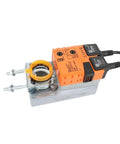 Heavy Duty Damper Actuator Featuring Ten Nm Torque And Ip54 Protection For Hvac Duct Control Systems with connectors.
