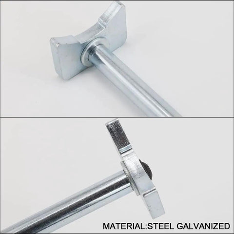 Galvanized steel detail of Portable Planer Knife Setting Gauge Jig for Delta 12 Inch Planers 22-540 TP300 Pro Grade Precision