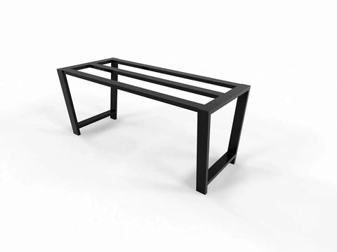 Industrial Heavy Duty Metal Table Base For Granite Quartz Glass Tops, Sturdy 28 Inch Height, Supports Up To 1000 Lb, Custom Width And Length