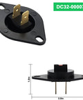 Samsung Dryer Heating Element Replacement Kit With Thermostat Thermistor DC32-00007A front and side views