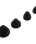 Tower Shaped Synthetic Rubber Wire Protection Grommet Plug For Hole Seals Heavy Duty Flame Retardant Insulation Oil Resistant And Heat Resistant Wall Grommet For Cables And Automotive Firewall, set of four