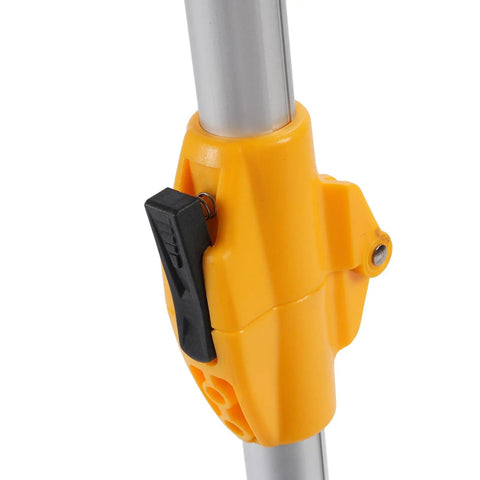 Close-up of the LXMJNCJP Distance Measuring Wheel 9999.9m Capacity Folding 1 Key Reset measurement wheel lock mechanism.