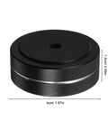 Aluminum Speaker Isolation Pads for Durable Vibration Control and Noise Reduction Slip Resistant Foot Mats for CD Players 4cm x 1.5cm