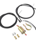 Upgrade Your Ride With This Killer Fuel Line Kit For Chevy Cobalt Ion And Pontiac G5 Models From 2005 To 2010 Perfect Fit For All The Cool 2.2L Engines Out There So You Can Keep Cruising Smooth Without Any Leaks Or Woes On The Road Ahead Today. Fuel injection hose assembly with filter, clamps, and fittings on white background