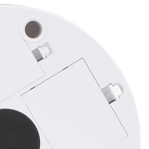 Top view of Slick 6.3 Inch Electric Rotating Display Stand With LED Glow, showing control fittings and connectors.