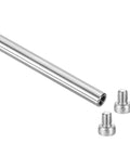 Beefy Linear Motion Rod Guide 6x100mm Chrome Plated Hollow Steel Shaft With 4mm Inner Hole And M4 Screws For 3D Printers And CNC Machines Smooth Glide Easy Mount High Precision Linear Guidance chrome-plated rod with M4 screws