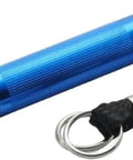 Blue Han Compact Keychain LED Flashlight With Twist Head On Off And Beam Adjust, 47 Lumens, 46 Meter Throw, IPX7 Water Resistant