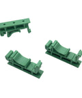 Fifteen Sets PCB DIN Rail Mounting Brackets With Screwdriver For 35mm C45 And 15mm Rails, Circuit Board Holder Clip For DIN Rail