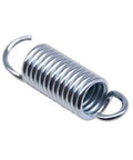 Close-up of Beefed Up Recliner Mechanism Tension Springs Set, 2-1/4 Inch Overall Length, 2.5mm Wire, Silver Replacement Spring