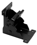 Heavy Duty 16 Pack Cold Rolled Steel Brackets, 90 Degree Self Locking Hinges With Screws, a black hinge for shelving and workbenches