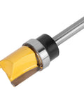 Top Notch 1/4 Inch Shank Carbon Steel Flush Trim Router Bit For Woodworking Pros, designed for smooth trimming and slotting.