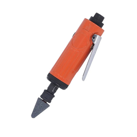 Real Deal Air Die Grinder Kit With No Sweat Comfort Ergonomic Grip And Super Low Noise Operation, Lightweight Pneumatic Power Tool For Auto Repair And Custom Crafts, Built Tough For Daily Workshop Hustle, compact orange tool