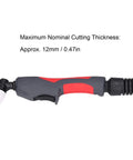 PT31 Plasma Torch Head With Anti Slip ABS Handle For Cut 50 Cutting Machines showing copper nozzle and cutting thickness