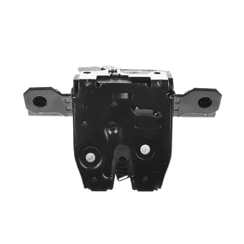 Straight Up Solid Trunk Latch Power Lock Actuator Direct Fit For Chevy Suburban Tahoe Bolt EV Trax Buick Encore Yukon Quick Swap OEM standard tailgate lock replacement view of actuator front side.