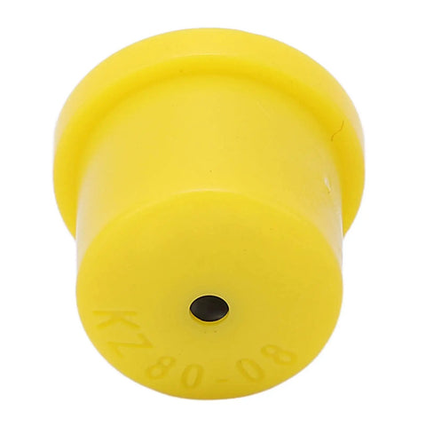 Yellow nozzle from Drone Sprayer Nozzle Kit For Agricultural Use KZ80 Compatible Cone Atomization Nozzle With Flat Fan Pattern Pro Grade Adjustable Droplet Size