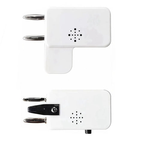 Top and side view of Electronic Fencing Referee Sensor For Foil And Epee Training, Pro Grade Scoring Detection, white unit.
