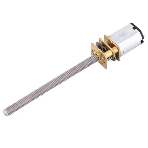 High Torque Ball Screw Gear Motor With Speed Reduction For Engineering Projects 3V M4x55mm Shaft Size Ideal For Robotics CNC Machining DIY Kits