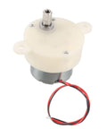 6V High Torque Rotary Motor With Cylinder Shape Gear Reducer, 5RPM Precision Drive, Low Noise And High Efficiency, 2-Wire Connection