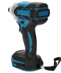 Heavy Duty Cordless Brushless Impact Wrench With 520 Nm Torque And Tungsten Steel Shaft side view with grip