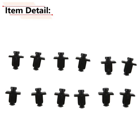 Set of 12 clips included for Beefy Aftermarket Hood Cowl Top Grille For Nissan Hardbody D21 Frontier Pathfinder 1986 To 1997