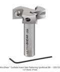 Spoilboard Surfacing Router Bit One And One Half Inch Cut Diameter One Half Inch Shank Three Flute Carbide Insert CNC Bit