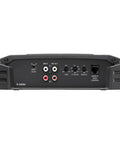 Rear view of SA60M S Series Class D Monoblock Subwoofer Amplifier Delivers 600 Watts RMS Preamp And Speaker Level Inputs Variable Bass