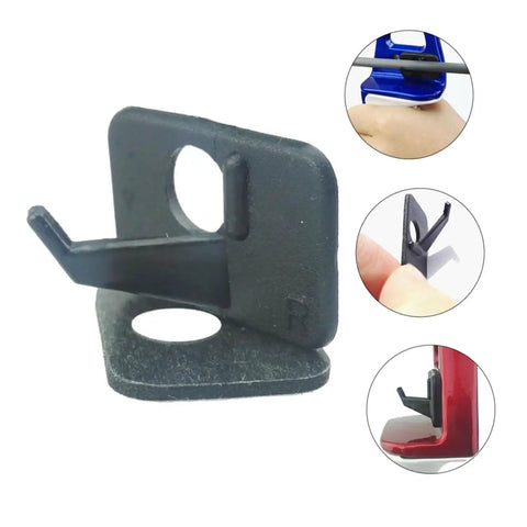 Close-up of 8 Pack Self Adhesive Drop Arrow Rest for Recurve Bow Right Hand, showing detail and adhesive backing.