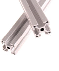 Built Tough 3030 Aluminum Profile Extrusion 2 Pack Anodized Rail For Cnc And 3D Printer Diy Builds Pro Level 500mm Frame Kit close-up view