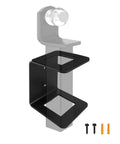 Heavy Duty 2 Inch Trailer Hitch Receiver Holder For Ball Mount Shanks And Tow Straps Locked Down With A Rock Solid Steel Build That Handles Over 150 Pounds Without Flinching, showing holder with screws.