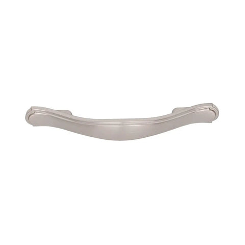 Traditional Craftsman Cabinet Handle Set 5.13 Inch Length With 3 Inch Hole Center Satin Nickel Brushed Finish 10 Pack For Cabinets And Drawers