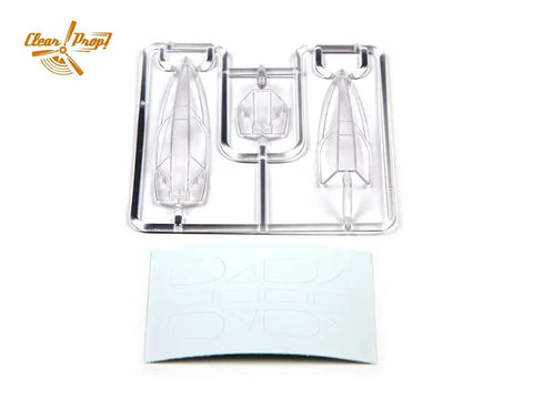 Clear plastic frame of XA2D Skyshark 1 To 48 Scale Advanced Model Kit With 203 Plastic Parts 83 Photoetched Parts And 5 Resin Parts