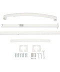Adjustable Three Foot Steel Step Handrail For Outdoor Stairs Compatible With Two Or Three Steps Built Tough components layout