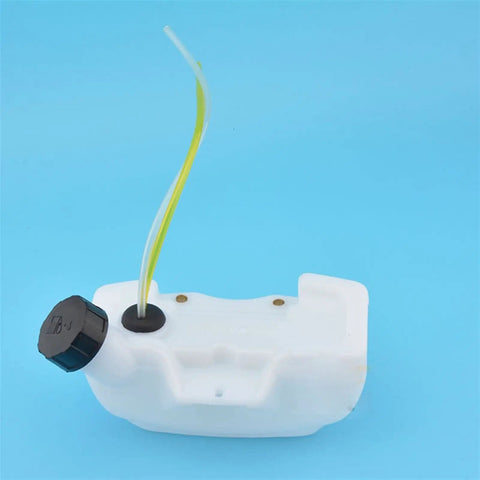 500CC Plastic Fuel Tank For Methanol And Gasoline RC Boats with pipe and tight fit cap, shown on a blue background