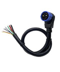 Kickstart Your Ride Every Morning With This Heavy Duty EV Charging Cable Featuring Self Locking M23 And M25 Plug Socket Connector For E Bike Power Wire No Sweat Installation And Rock Solid Performance, showing M23 connector with colored wires.