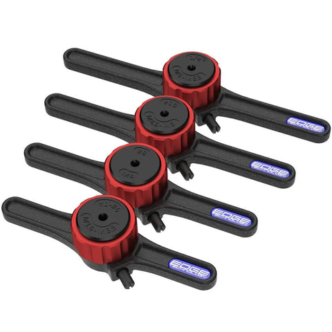 Tap Handle Set For Hand Tapping On Milling Machines With Tap Guide Compatibility And Low Profile Design, four sizes with square drive