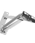 Two Pack Folding Sofa Bed Spring Hinges, 10Kg Load Capacity, 80 Degree Lift Up Stay Flap Cabinet Door Hinges, chrome finish