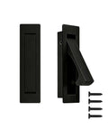Edge Mount Pocket Door Pulls Matte Black 2 Pack Sleek Recessed Sliding Door Hardware In Stainless Steel 304 Finger Flush Pulls That Sit Flush