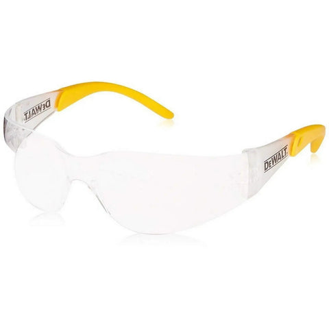 Lightweight Protective Eyewear With ANSI Z87.1 Plus High Impact Rating, Job Site Ready Glasses With Universal Fit Frame, Clear Lenses