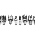Killer Edge 8 Piece Wood Plug Cutter Drill Bit Set Forged From Heavy Duty High Carbon Steel for deep scratches and blemishes.